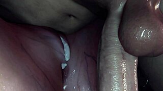 Veľký zadok orálny vedie k POV krémovému v 3D animácii