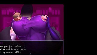 בוא תמצוץ על שדיים של גברת במשחק הנטאי חלבי!