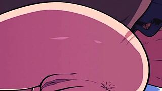 Vampira Chupando Sêmen Quente em Ação Selvagem de Hentai, Uau!