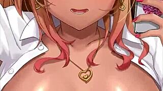 教室里金发女孩炫耀大奶子！哇！