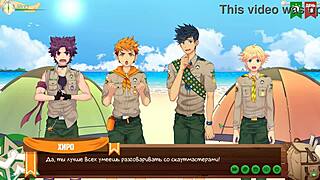 游戏朋友营地第20集的玩笑和照片俄语配音