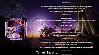 Honoka, гърлото ти се чука дълбоко с голям кур, после анал догистайл езда до крем пай!