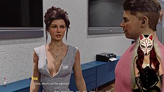 В A Scent 27 сексуальная леди босс в открытом публичном месте