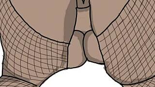 lerajzoltam ezt a fekete nagy seggűt kutyapózban, de olyan forró hogy elcsesztem a vonalakat