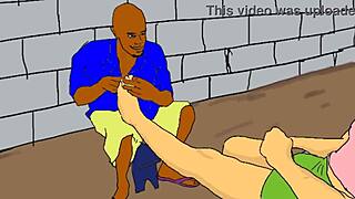 Solitaria y cachonda, la cortauñas africana me vuelve loco