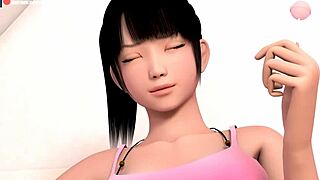 Cosplay holka dostává tvrdý prdel v zrcadlovém odrazu! Simpsons kurva bere anální doggystyle s cum v kundi v 3D hře!