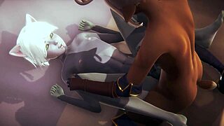 हेय, देखना चाहते हो कैट बॉय को दो फ्यूटानरी गर्ल्स ने लिया इस वाइल्ड फर्री याओई हेंटाई में?