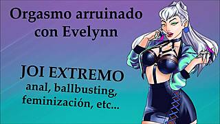 Ich bin besessen von Evelynn aus LoL im KDA-Stil für extremes Joi mit spanischer Stimme