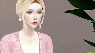 البوس ينك زوجتي في المكتب بينما زوجها يعمل في الأسفل في سيمس 4