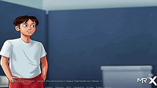 Зрелая леди берет глубоко в Summertime Saga E2 13