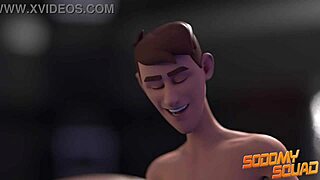 सोडोमिस्क्वाड - बड़ा लंड वाला ट्विंक हॉट हंक में मोन्स्टर लंड घुसाता है