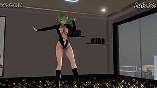 グミボーカロイドMMD R18 巨乳と尻を露出して変態アクション