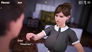 เพื่อนร่วมห้องมหาวิทยาลัยหน้าอกใหญ่เสียวบิกินียิมจิ้มนิ้วใน My Cute Roommate 2 ตอน 3