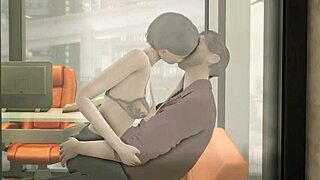 सीईओ एम्प्लॉयी को स्टीमी 3डी हेंटाई ऑफिस प्रीव्यू में डोमिनेट करती है