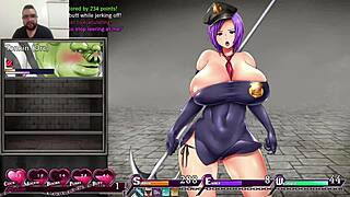 Karryns zatvorska hentai igra s velikim sisama masturbacijom