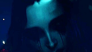 Animação 3D Perigosa de Sadako com Deepthroat e Ação Creampie