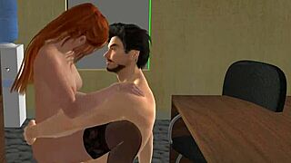 嘿，想看這個巨乳3D秘書在辦公室吸吮和幹嗎？