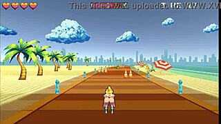 Roller Babe Hentai Παιχνίδι Επεισόδιο 1 Διασκέδαση στην Παραλία με Κρεαμπάι και 69