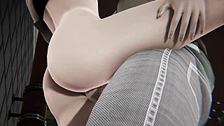 哇，這冰雪奇緣變態無碼安娜在POV漫畫風格裡太狂野了 😏