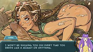 Lara Croft surprinde cu un blowjob fierbinte în Star Chanel 34, partea 92