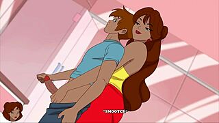 Brinetna milf v obleki fafa kurac in dobi v rit od hčerinega fanta v milftoon drami Janet scenah!