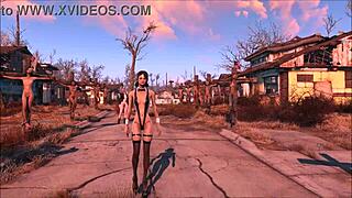 探索Fo4中的恋物和BDSM时尚 与性感棕发少女