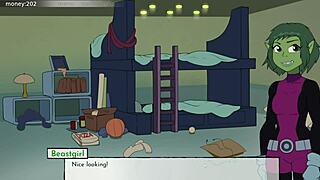 18Titans Bölüm 7 Raven DC Comics Teen Titans Starfire parodisi ile oyun animasyonları içeriyor