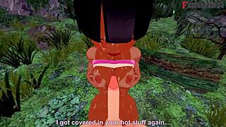 Chel, Dej Si Intenzivní Jebání Prsou od El Dorado v Plném Manga Oppai Game Videu.