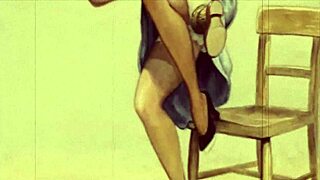 Emotivna vintage ilustracija hvata večni retro animacijski šarm