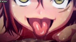 Rezidence HMV lesbická orgie s crossdressing anime hentai skupinovou akcí