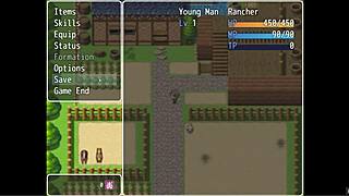 Ράντσο Mirenas Hentai Παιχνίδι Άρμεγμα Μαζικών Τιτς Κοργουόλ σε Εξωτερική Δράση