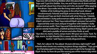 i can't believe i'm banging my stepmom and her big booty pals in this comic.