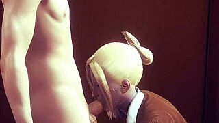 Ани Леонхарт Дива Сцена с Хандджоб! 😍