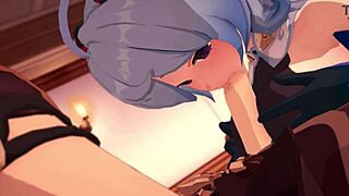 铃铛甘雨原神3D卡通