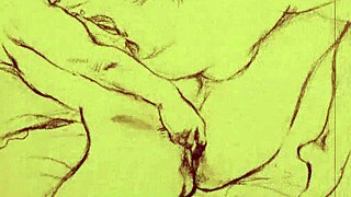 Винтажная эротическая коллекция искусства пробуждает ностальгический шарм.