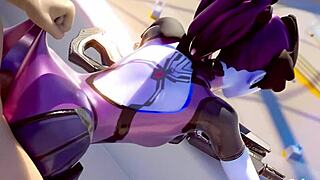 Saya Terasa Sangat Terangsang Menonton Kompilasi Porn SFM Biasa dari 2018 dengan Mercy di Overwatch.