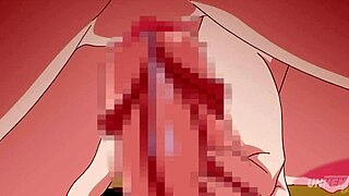 Rozkošná bujná mladá 18+ dostává masivní creampie v rozněcované blond asijské anime hentai s velkým zadkem líbání