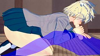 我沉迷于《我的英雄学院》，和三岛女士做激烈的性爱，就像日本漫画动漫游戏色情一样