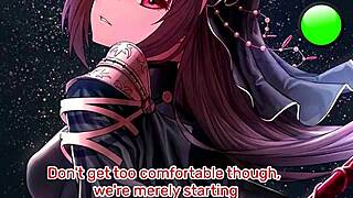 Hentai JOI - Scathach在Fate GO POV中的激烈耐力训练与女主边缘控制