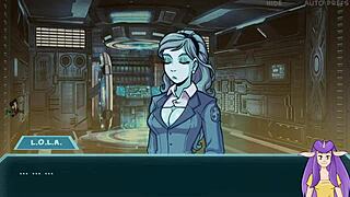 大胸迪士尼公主与拉拉克罗夫特在太空大战阿拉伯之夜