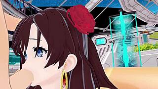 命运冠位指定中的玛塔·哈里为紧急任务进行激烈训练。