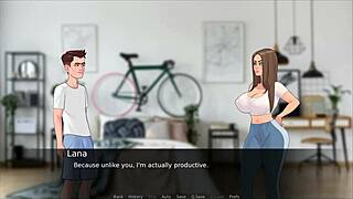 so is this pornstar sucking that huge monster cock to compare with her step dad's in lust legacy hentai game?