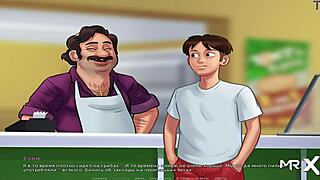 В Summertimesaga ты суетишься, чтобы заработать больше денег в эпизоде 1 части 46 аниме игры