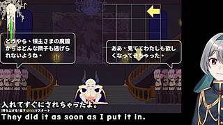 유혹의 성체 체험판, 번역 자막으로 격렬한 기계 액션.