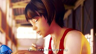 Rena Senpai i Mój Baton: Sportowy 3D Hentai Twist