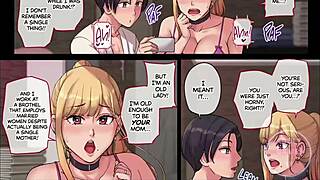 Ich treffe die Gyaru Mom meines Freundes in einem Soapland für große Titten Hentai Action