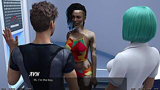 Blocat în Spațiu 5: Femei Negre Curbate Îmi Încălzește Patul