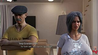 黄金男孩28 - 微妙继奶奶指交时刻