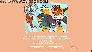 哦伙计，我在Odymos LGBT黄漫游戏Ep2，像肛塞一样操天花板灯，在大学户外...