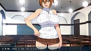 カノビッチがep13で信頼を築き、大きなおっぱいで完全なスラットに変身したヘンタイゲーム